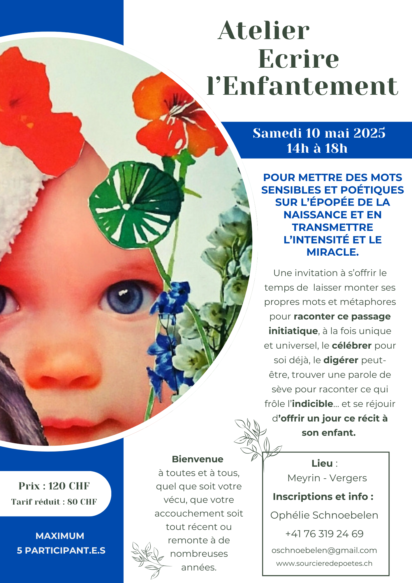 atelier écrire naissance