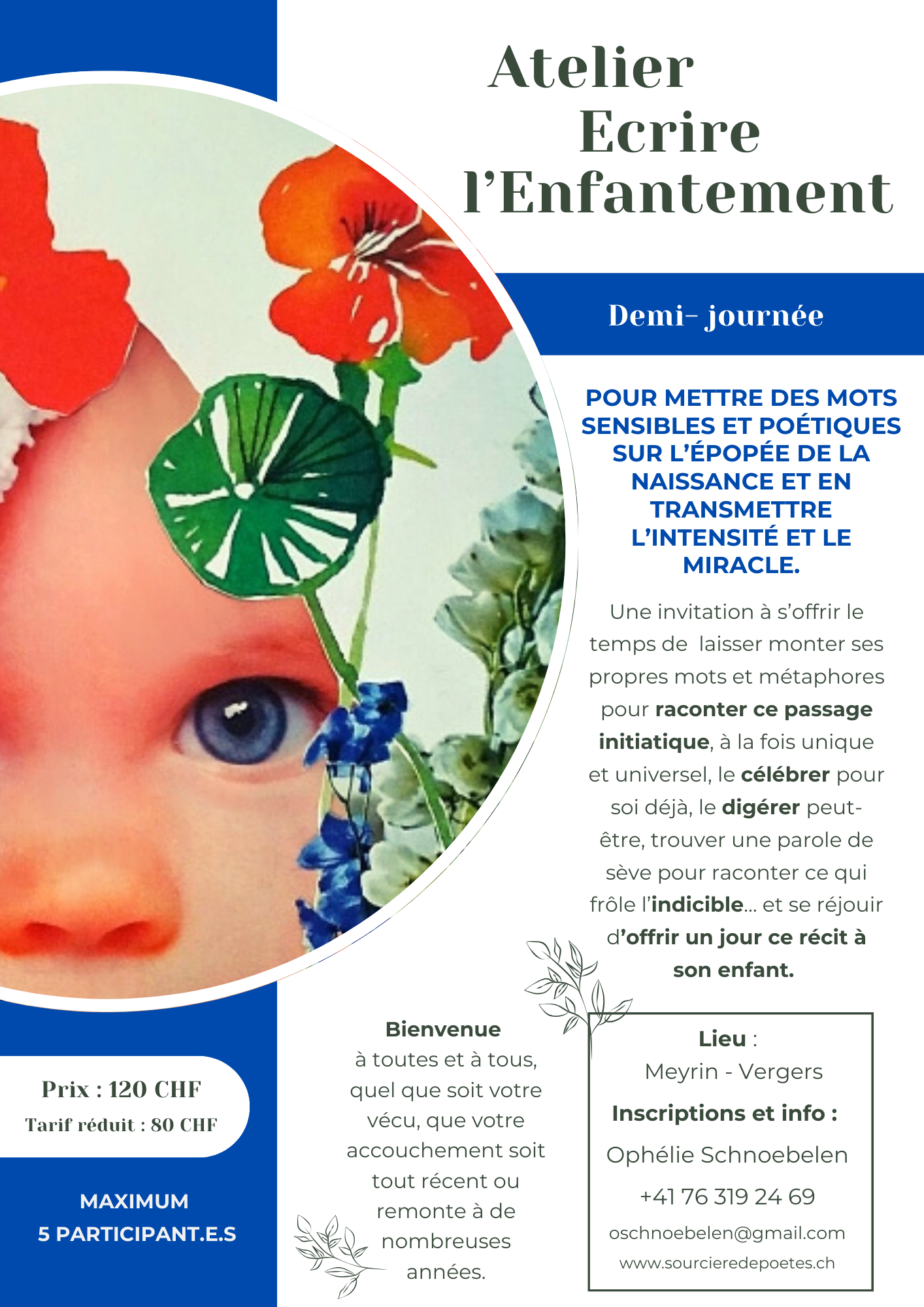 écrire enfantement