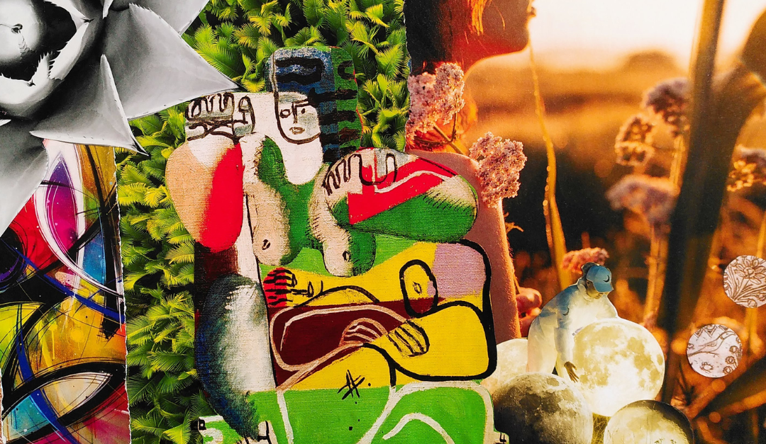 collage écriture musée